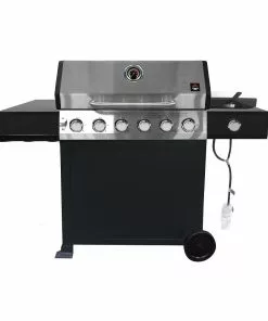 Buy π€© 217 Grilling Company 217 Grilling Co. 6 Burner Gas Grill with 6.5 QT. Side Fryer - GR2267006-GY - Gas Grills π