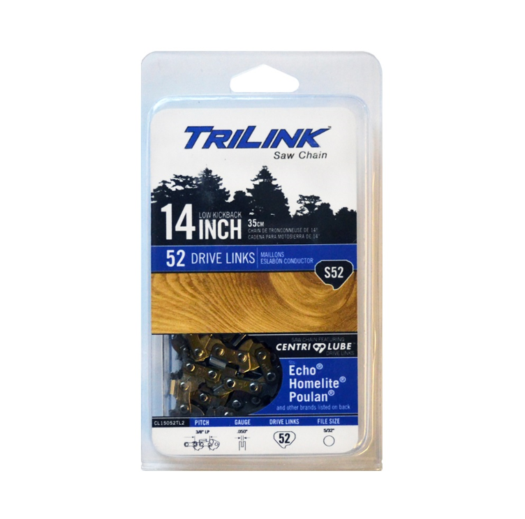 New π― TriLink Saw Chain 14 inch Chain w/ 52 Drive Links CL15052TL2 - Chainsaw Parts & Accessories βοΈ - Image 2