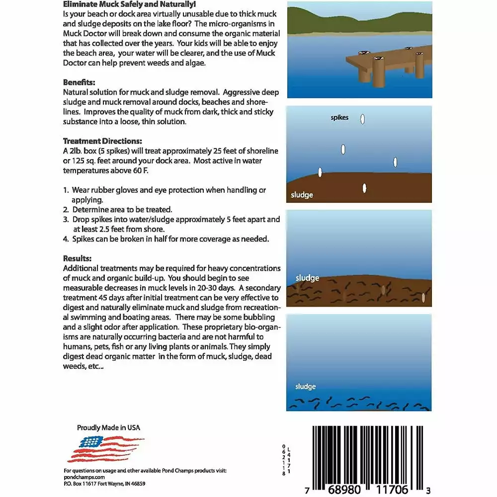 Best Sale βοΈ Pond Champs Muck Doctor, 2 lbs. - 11706 - Pond Maintenance 𧨠- Image 4