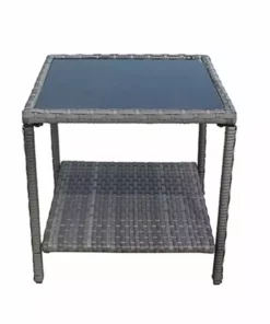 Deals π Maple Ridge All-Weather Wicker Side Table - SW-RK981T - Patio Sets & Furniture π₯