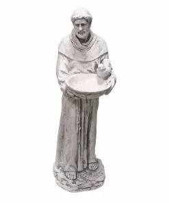 Cheap ✔️ Alpine St. Francis Statue Birdbath/Bird Feeder - QF106 - Garden Accessories 😀