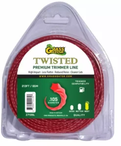 Best Sale 🔔 Grass Gator Twisted Trimmer Line Large Donut .105 X 213' Z7105L - Lawn Mowers & Lawn Care 👏