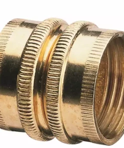 Flash Sale ⌛ Gilmour Double Female Swivel Brass Connector Thread Size 3/4" NPT (F) to 3/4" NH (F) 807734-1001 - Brass Fittings 😍