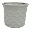 Promo 🧨 Various Brands Fleur de Lis Planter, White, Small - YX154BWS - Planters 🌟