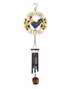 Cheapest 👍 RK Brand Alpine Country Life Rooster Wind Chimes - LJJ1422HH 🎉