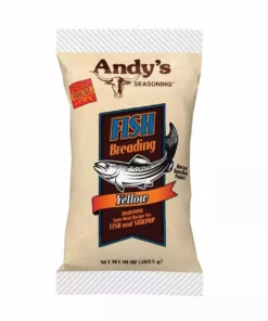 Flash Sale β Andy's Seasoning Andys Yellow Fish Breading, 10oz - 40094 - Flavorers & Seasonings β¨