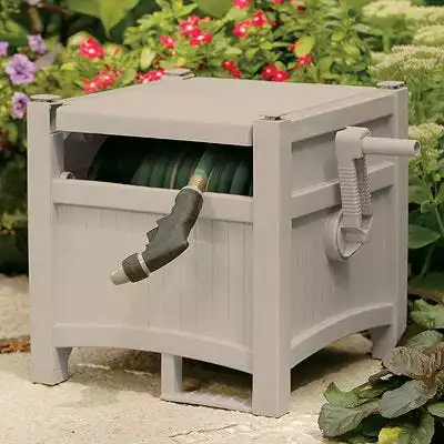 Wholesale ⭐ Suncast Slide Trak Hose Hideaway, 100' Capacity - PHT100J - Hoses & Hose Reels 😀