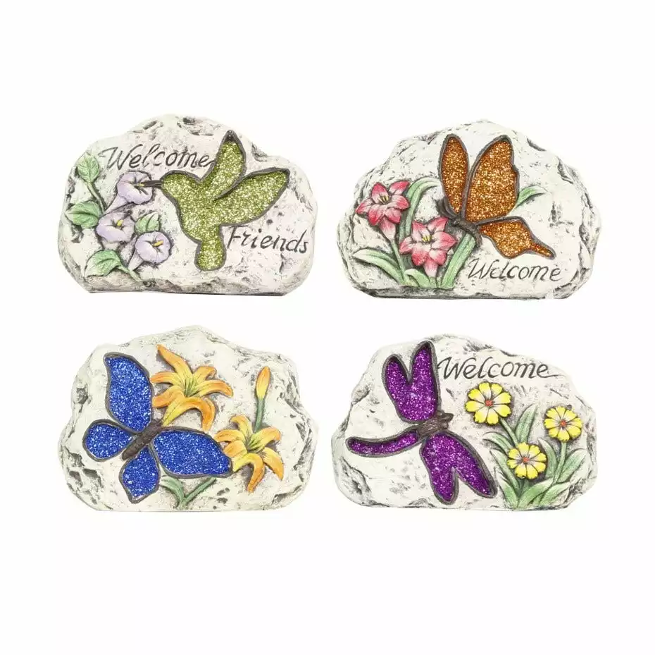 Budget π€© Alpine Inspirational Garden Friends Stone DΓ©cor Assorted - KGD316ABB - Garden Accessories π₯