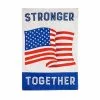 Wholesale 😍 Evergreen Stronger Together Waving Flag Garden Burlap Flag - 14B9863 - Garden Flags 🔔