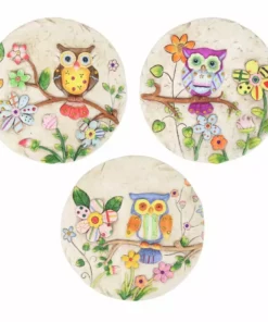 Coupon 😀 Alpine Owl Stepping Stones - WQA1100ABB - Garden Accessories 💯