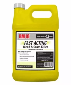 Brand new 🔥 RM18 Fast Acting Weed & Grass Killer Concentrate, 1 Gallon - 75435 - Herbicides ⭐