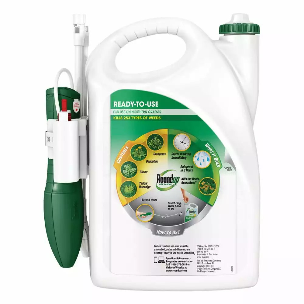 Best Sale π Roundup For Lawns 1 (Northern) with Extended Wand, 1.33 Gallon - 4385010 - Herbicides π - Image 2