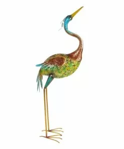 Outlet ✔️ Alpine Colorful Crane Décor Looking Up - BVK634 - Garden Accessories ✔️