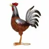 Wholesale 🛒 RK Brand Alpine 20" Tall Silver and Rust Rooster Statue - JUM388 - Garden Accessories 👍