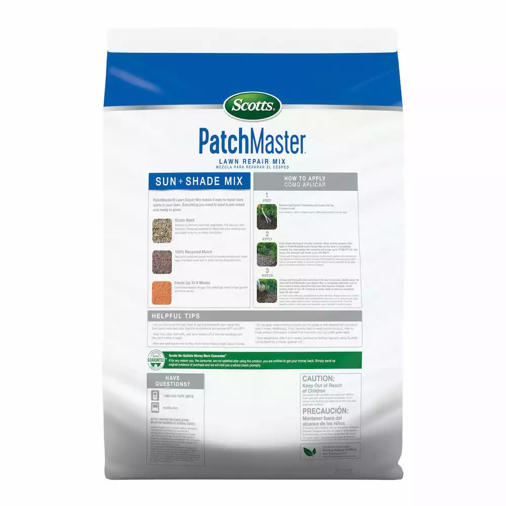 Best deal βοΈ Scotts PatchMaster Sun & Shade Lawn Repair Mix, 4.75 lbs. - 14905 - Grass Seed π - Image 2