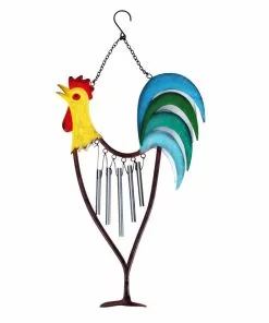 Outlet 🛒 RK Brand Alpine Hanging Rooster Wind Chimes - LJJ1470HH 🥰