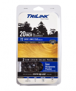 Promo ๐ TriLink Saw Chain 20 inch Chain w/ 72 Drive Links CL85072 x 2TL2 - Chainsaw Parts & Accessories โ