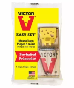 Discount π Victor Wooden Easy Set Mouse Trap, 4 Pack - M039 - Baits & Traps π