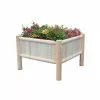 Hot Sale ⌛ Maple Ridge Log Wood Raised Garden Bed 2A-OF143 - Planters 😍