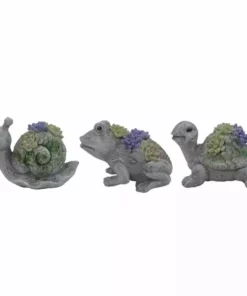 Hot Sale 🌟 Alpine Succulent Garden Animal Statue - Assorted QWR1042ABB - Garden Accessories 👍