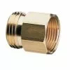 Promo 🤩 Gilmour Male to Female Brass Connectors Thread Size 3/4" NPT (F) to 3/4" NH (M) 807704-1001 - Brass Fittings 🤩