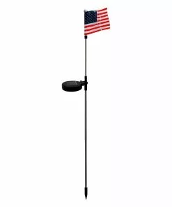 New π Alpine Solar Usa Flag Stake - SLC192BB-12 - Garden Accessories π