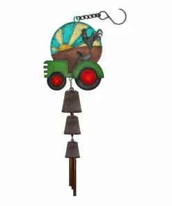 Flash Sale 🔥 RK Brand Alpine Rooster on a Tractor Wind Chimes - LJJ1470HH 👏