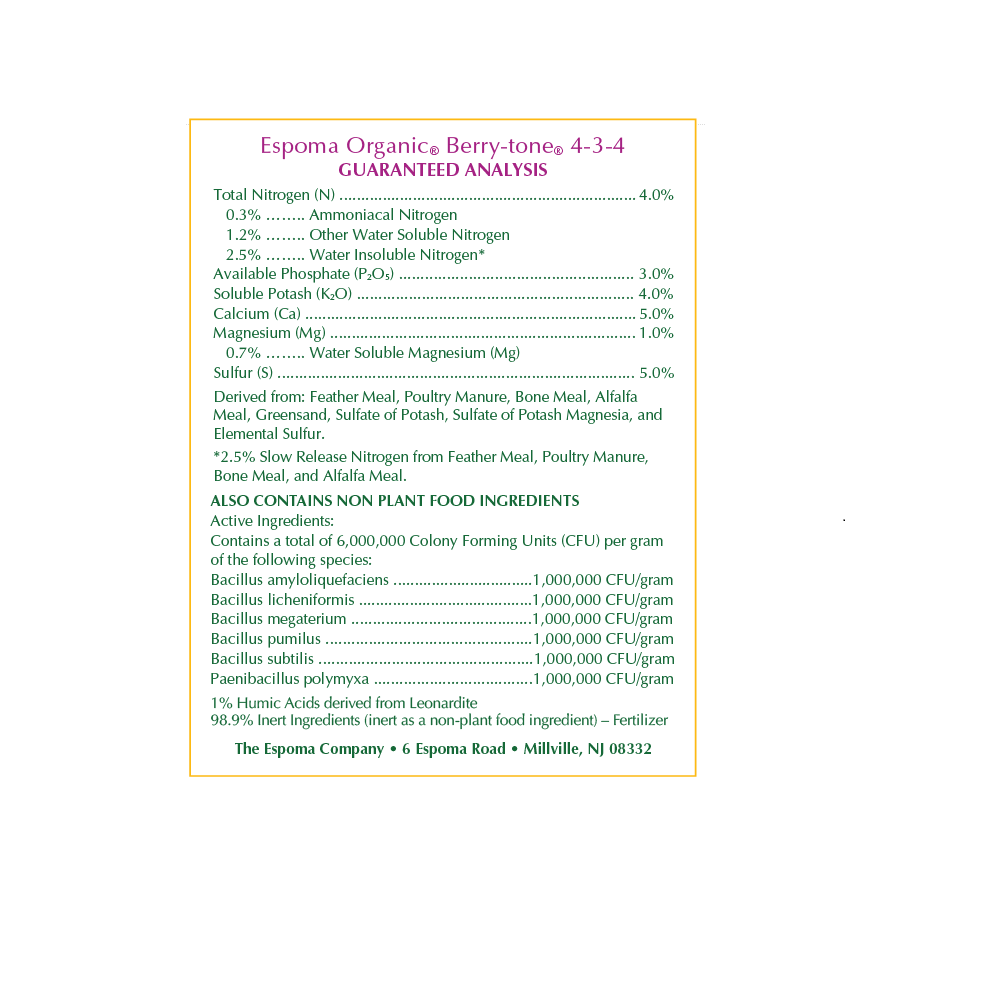 Deals π Espoma Berry-Tone, 4lb Bag - BR4 - Fertilizers & Plant Food π - Image 2