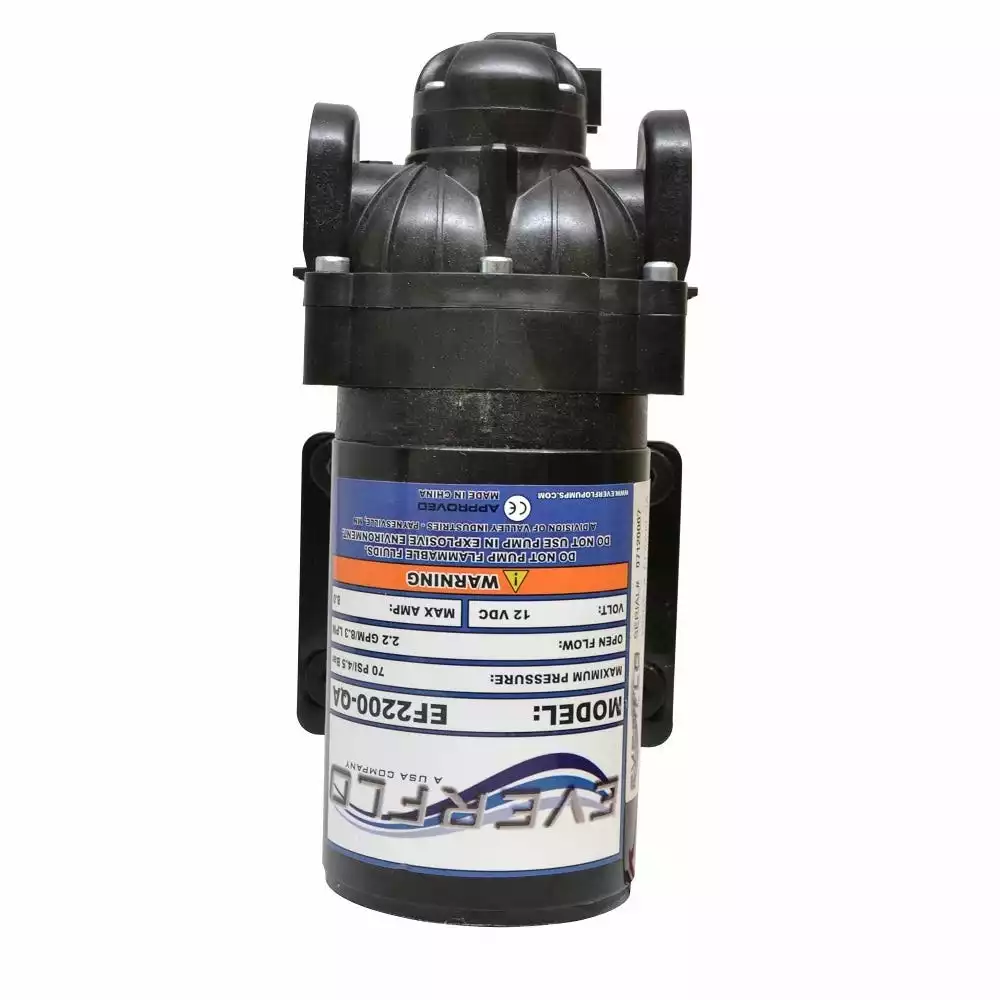 Cheapest π Everflo 2.2 GPM 12 Volt Quick Attach Diaphragm Pump - EF2200-QA-BOX - Parts & Accessories π