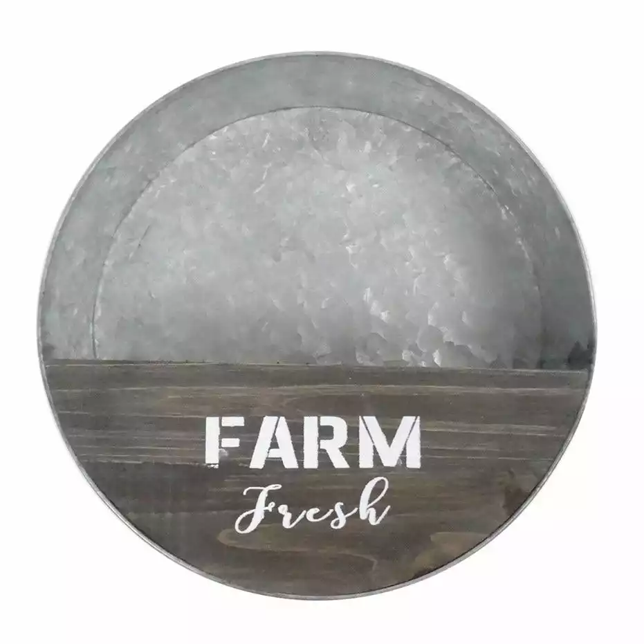 Buy β RK Brand Alpine Farm Fresh Metal and Wood Hanging Planter - MBB114HH - Decorative Planters π₯°