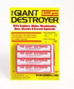 Cheap ✨ The Giant Destroyer Super Gasser Mole & Gopher Killer, 4 Pack - 333 - Animal Repellants ❤️