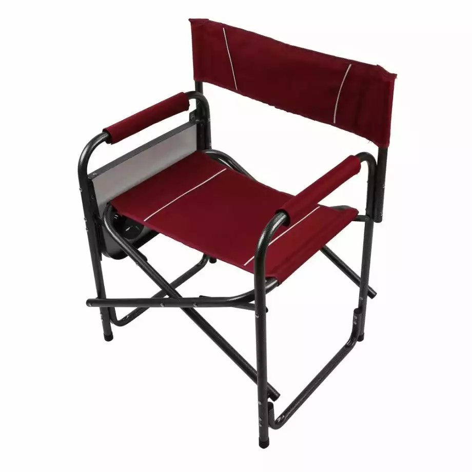 Cheapest π Various Brands Director's Chair with Table - Maroon 87-845-0204 - Camp Furniture π - Image 3