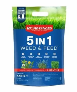 Best Sale π BioAdvanced Bio Advanced 5-IN-1 Weed & Feed - 704865H - Lawn Weed Killer π