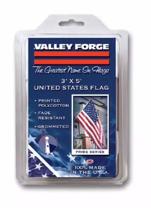 Deals π Valley Forge 3' x 5' Polycotton United States Flag - USS 1 - Flags & Flag Poles β¨