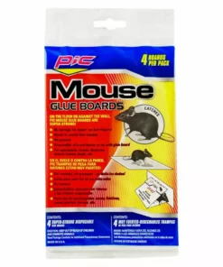 Promo 😍 Pic Mouse Glue Board Trap, 4 Pack - GMT-4F - Baits & Traps 👏
