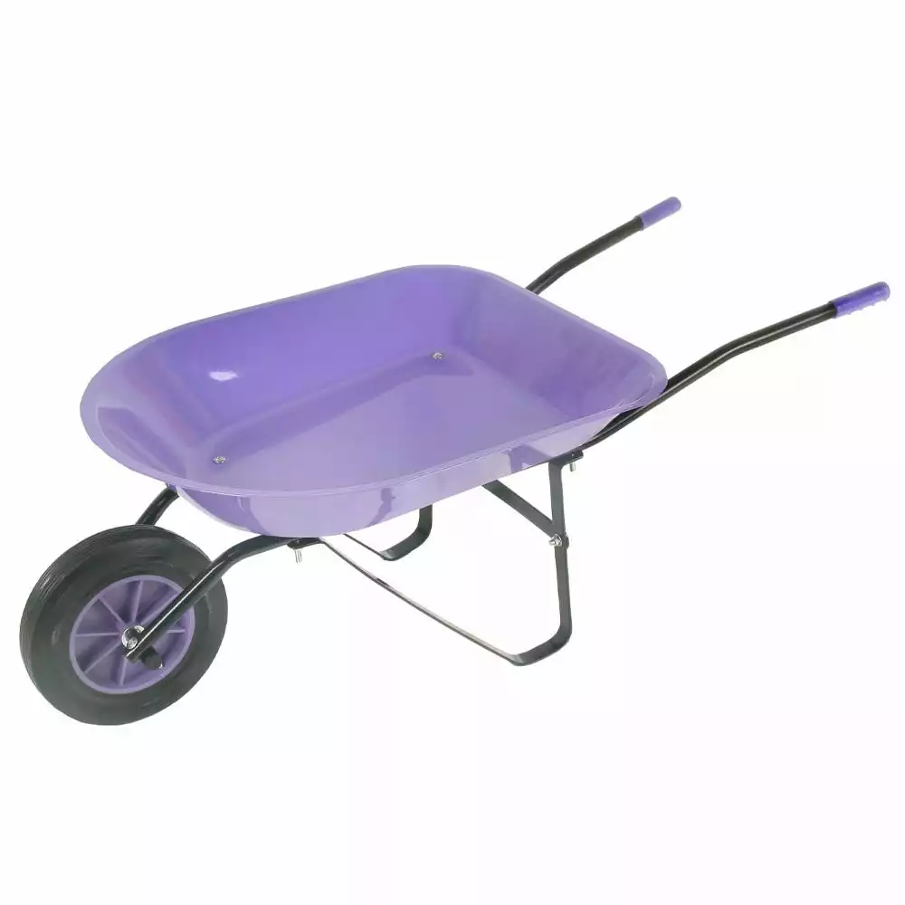 Best Sale 𧨠Various Brands High Vis Purple Kids Wheelbarrow - KWBPU - Carts & Wheelbarrows β¨