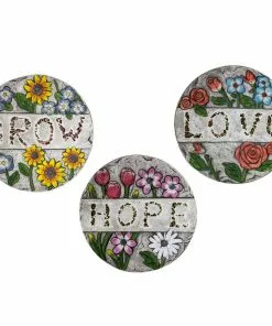 Buy 😀 Alpine Floral Garden Stepping Stone Décor - WQA1316ABB - Garden Accessories 🎁