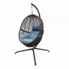 Best reviews of ⭐ Maple Ridge Hanging Egg Swing Large Basket Style Chair with Fluffy Cushion - SW-RK916 - Patio Sets & Furniture 👍