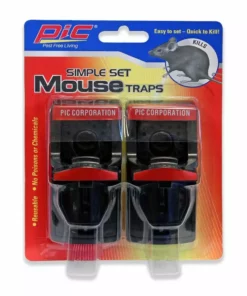 Best Pirce 🥰 Pic Plastic Mouse Trap 2 Pack - PMT-2 - Baits & Traps 😀