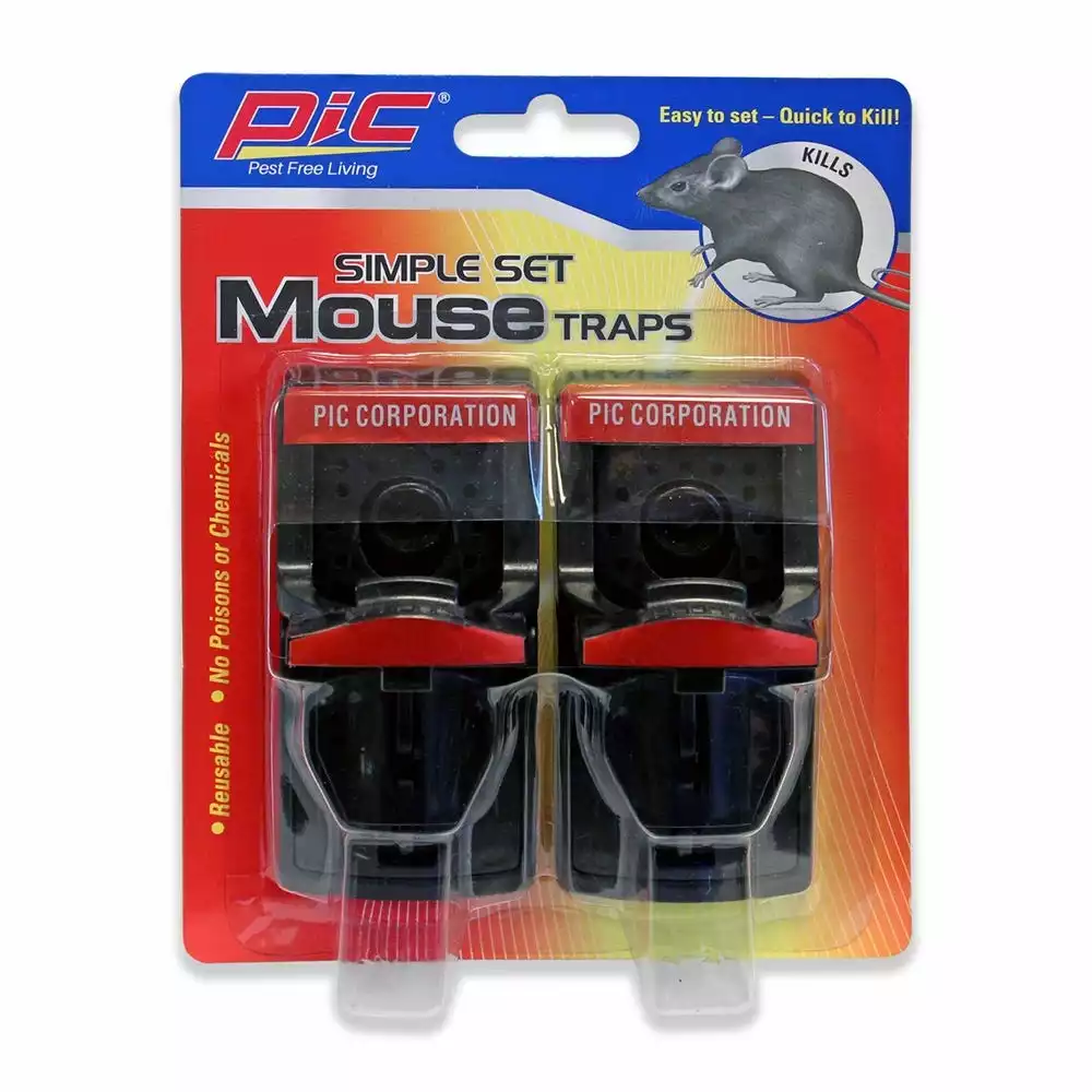 Best Pirce π₯° Pic Plastic Mouse Trap 2 Pack - PMT-2 - Baits & Traps π
