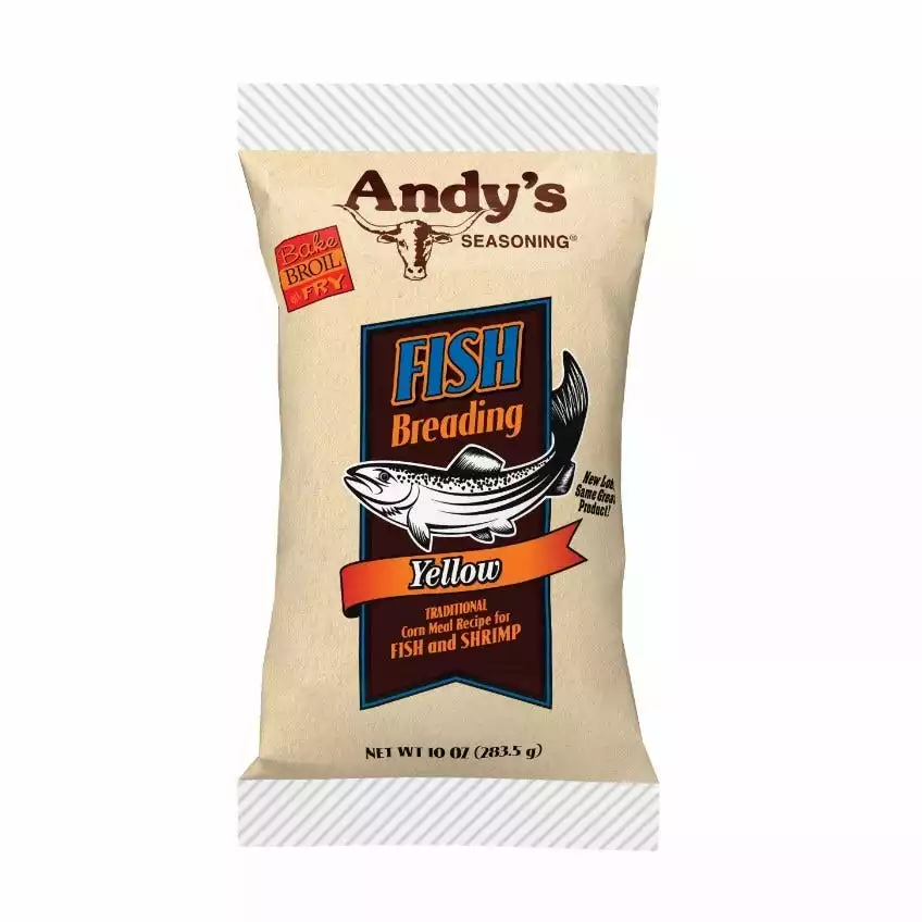 Flash Sale β Andy's Seasoning Andys Yellow Fish Breading, 10oz - 40094 - Flavorers & Seasonings β¨ - Image 2