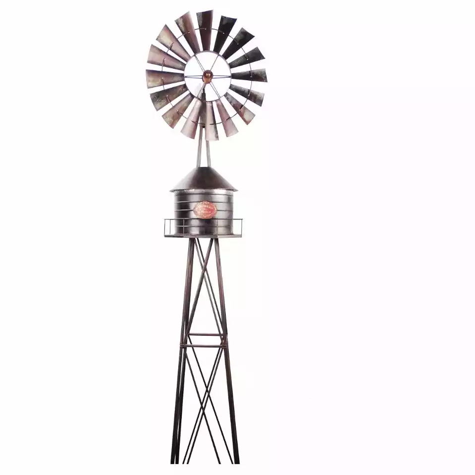 Buy βοΈ RK Brand Alpine Bronze Metal Silo Windmill - MCC640 - Garden Accessories β€οΈ
