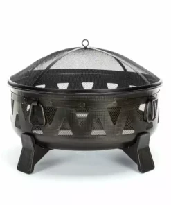 New 🤩 Rural King 29.9" Antique Black Steel Wood-Burning Fire Pit - FP30 - Fire Pits & Heaters 😉
