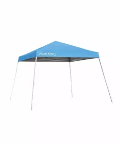 Best Sale 👏 Rural King 10X10 Pop Up Tent Slant Blue RKCPY10SLB - Umbrellas & Sun Shades ✔️