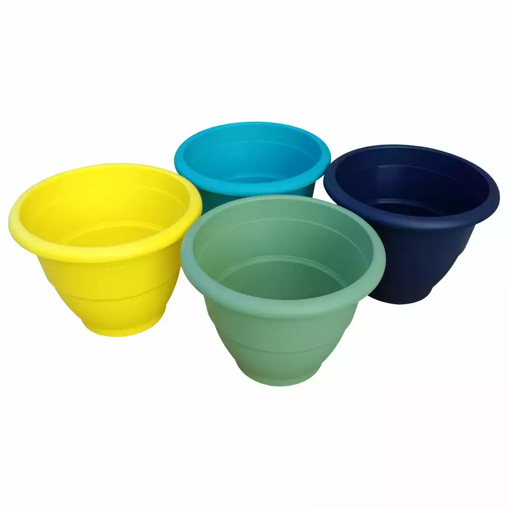 Outlet π King Lighting High-Quality Plastic Resin Outdoor Planter, Assorted Colors - PPL001 - Planters π - Image 3