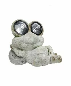 Hot Sale ❤️ Alpine Solar Frog Statue - QWR928SLR - Lighting, Torches & Firepits 🤩