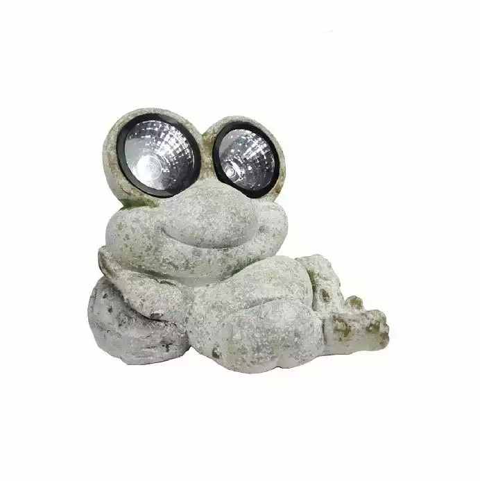 Hot Sale β€οΈ Alpine Solar Frog Statue - QWR928SLR - Lighting, Torches & Firepits π€©