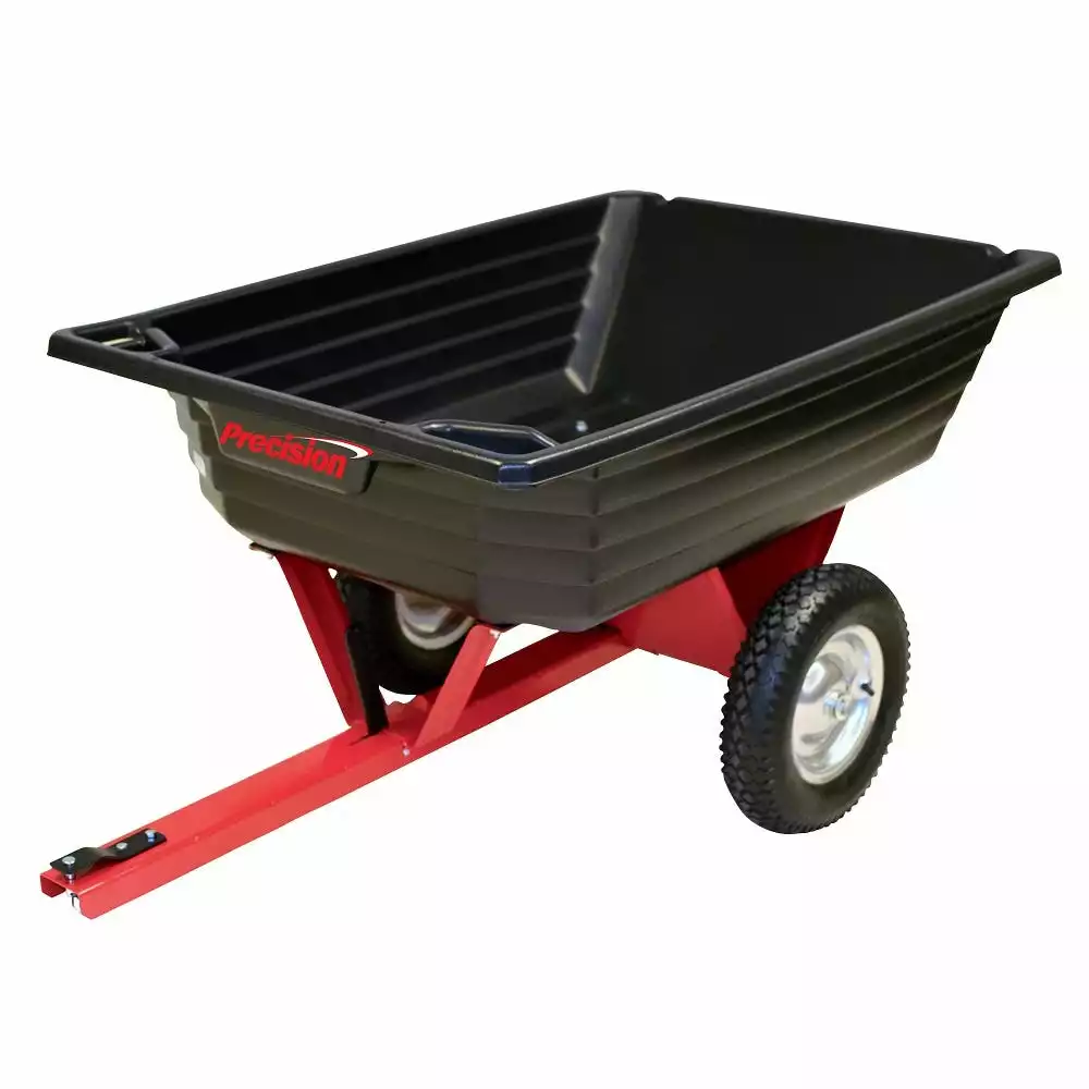 Flash Sale π Precision Push and Pull Poly Cart 12 Cubic Feet - LCP1000 - Carts & Wheelbarrows π