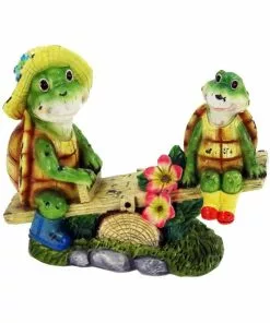 Deals 🥰 Alpine Playful Seesaw Turtles - GDS158HH - Garden Accessories 🤩