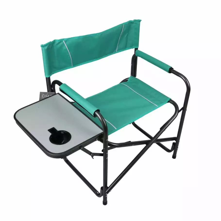 Hot Sale π Various Brands Director's Chair with Table - Teal 87-843-0204 - Camp Furniture π - Image 3